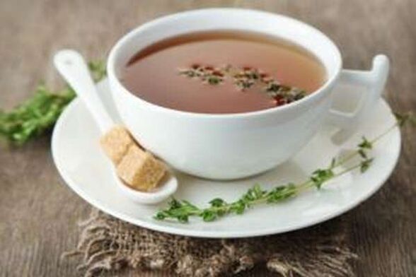 Té de impotencia preparado a partir de tomillo